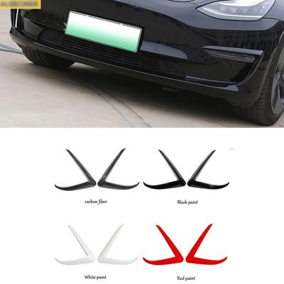2 kusy Přední mlhová svítilna s krycím světlem Sada doplňků do auta Pro model tesla 3