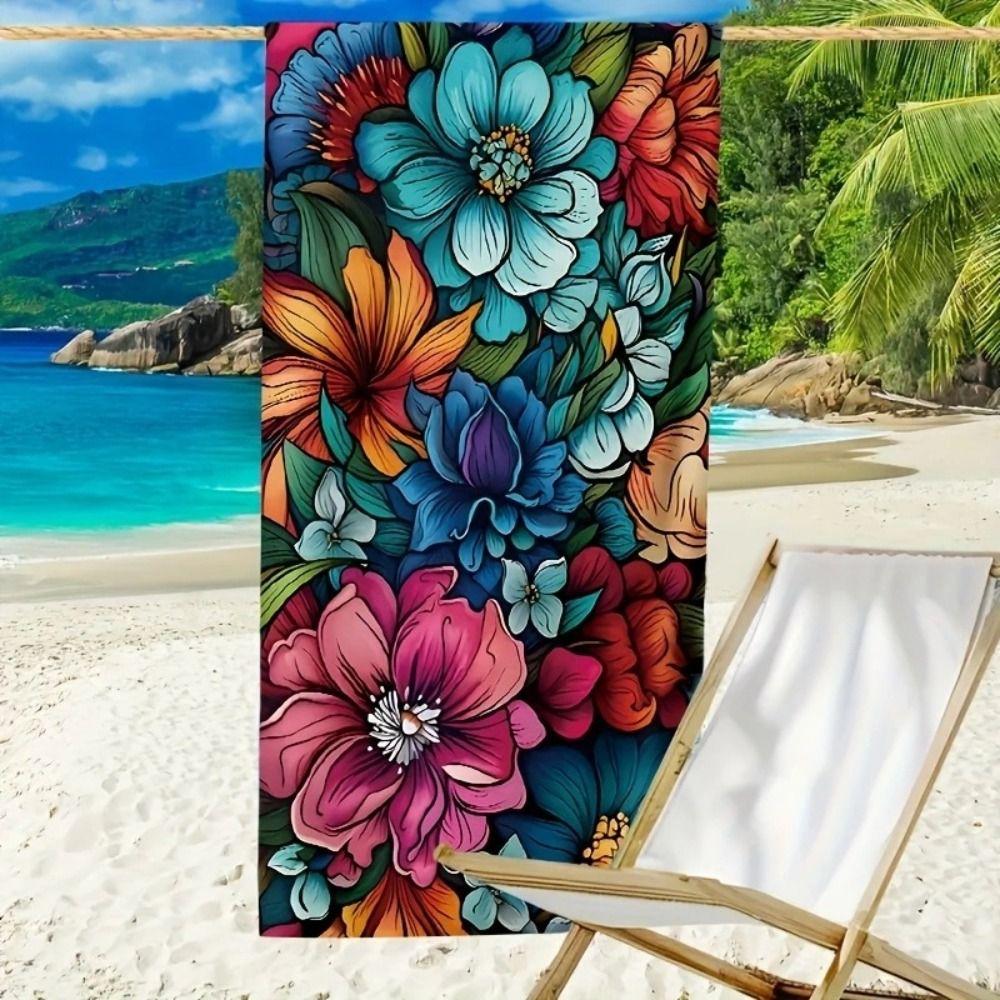 Quick Drying Pool Towel Large Size Microfiber Blanket Bath Towel Oversized Beach Towel  Outdoor