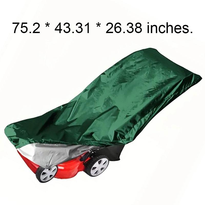 

Water Resistant Lawn Mower Dust Cover Made with Oxford Cloth for Garden Equipment Protection Size 75 2 x 43 31 x 26 38 Inches China Mainland
