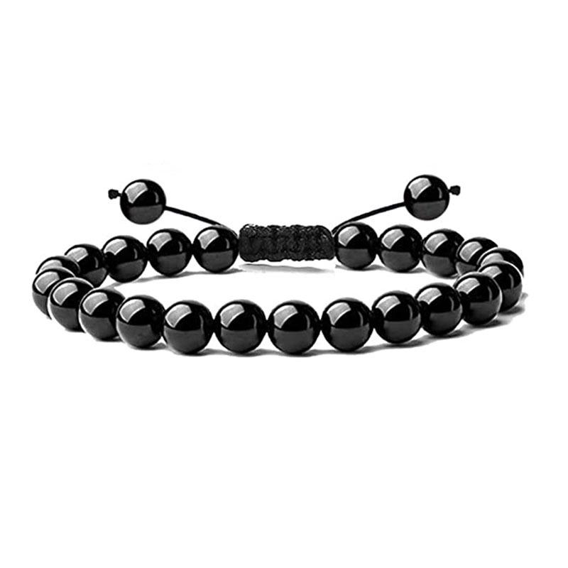 

Браслет для пары, ручной работы, из бусин 8 мм красного агата, бирюзы, белой бирюзы и тигрового глаза