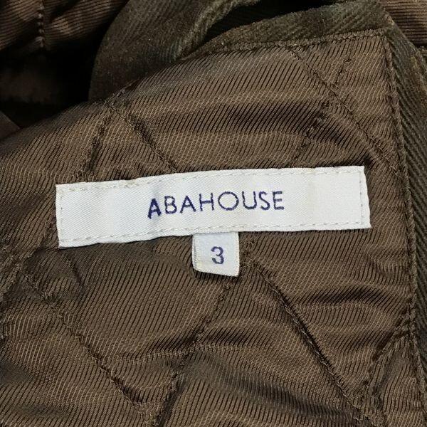 ABAHOUSE Belted Padded Coat Men's L Brown(USED)