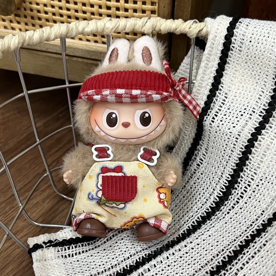 For Labubu 4.0 Mini Baby Clothes New Model for 10cm Doll For The Monsters Pin for Love Doll Outfit Accessories Labubu V4