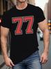 Plus Size Men's Summer T-shirt, DEAR SANTA MY SISTER DID IT Graphic Print Short Sleeve Tees Trend Casual Tops for Daily Life, Big & Tall Guys