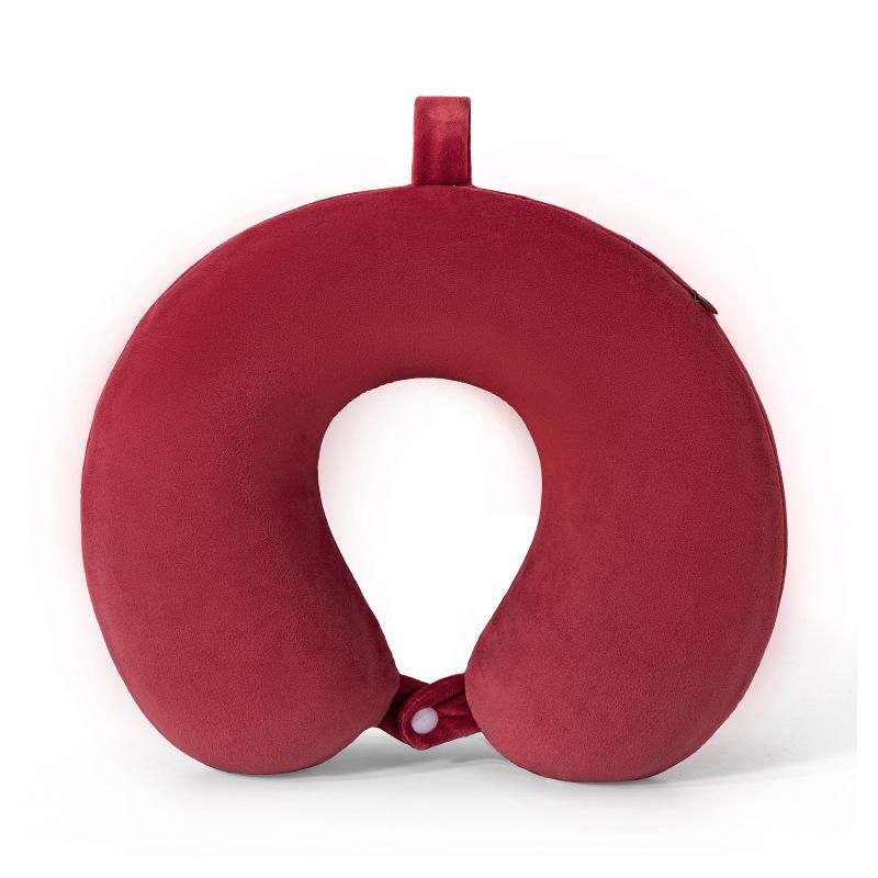 High Density Slow Rebound Memory Cotton Neck Pillow Portable Household Travel U-shaped Pillows 360 ° Surround Support Pads The Jacket Can Be Washed