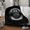 1pc Sons of Odin Valhalla Throw Blanket Soft Flannel, Cozy All Season Polyester Perfect for Home, Office