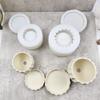 Small Flower Pot Silicone Mold Diy Succulents Concrete Flower Pot Vase Plaster Cement Clay Mold Plant Holder Mold
