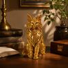 Nordic-Style Desktop Cat Ornaments Cute Sitting Cat Sculpture Cat Statue  Living Room Decor