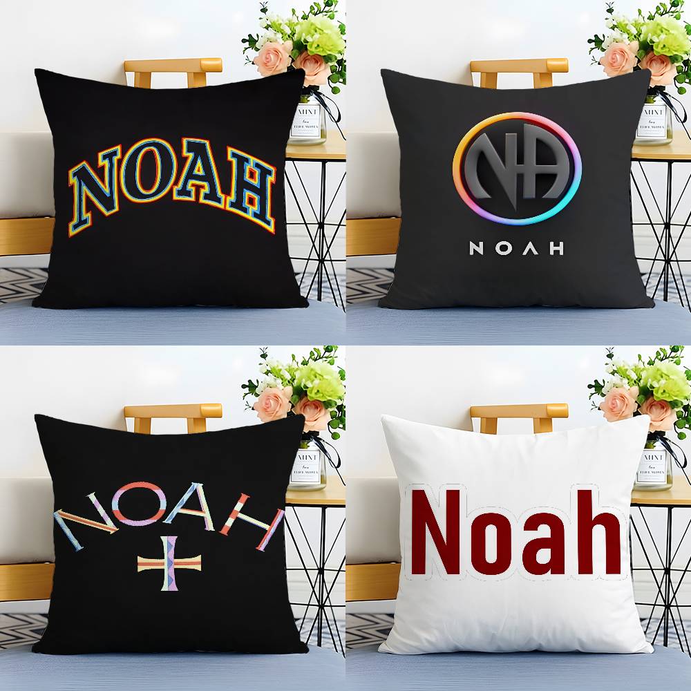 N-NOAH-HH Kissenbezug Anti-Milben Kissenbezug Unsichtbarer Reißverschluss Seidiger Kurzer Plüsch Sofakissenbezug