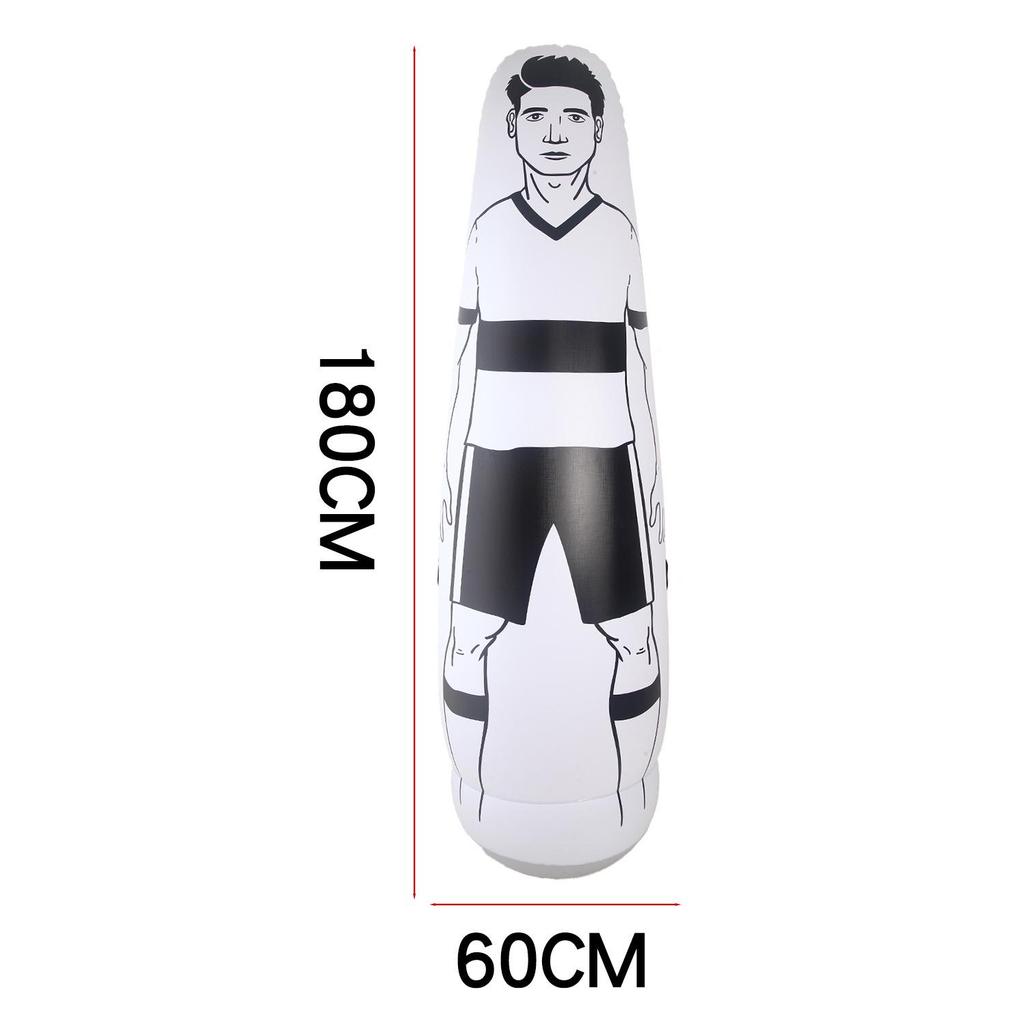 Inflatable Human-Shaped Training Dummy - Portable for Football & Boxing