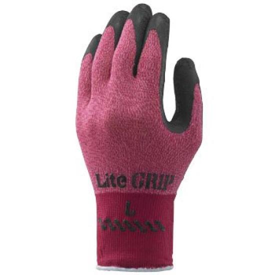 SHOWA Leichte Grip 341 Handschuhe von No. (10 einstellen) (S, Rot)