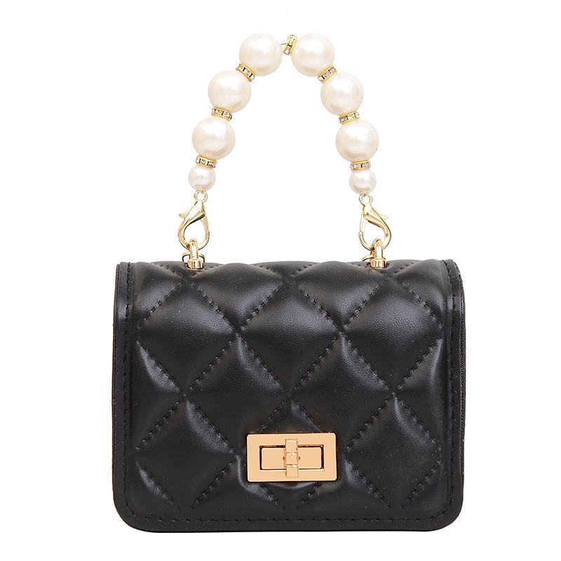 Crossbody Pearl Childrens Bag With Lightweight Design For Fresh Color Solid