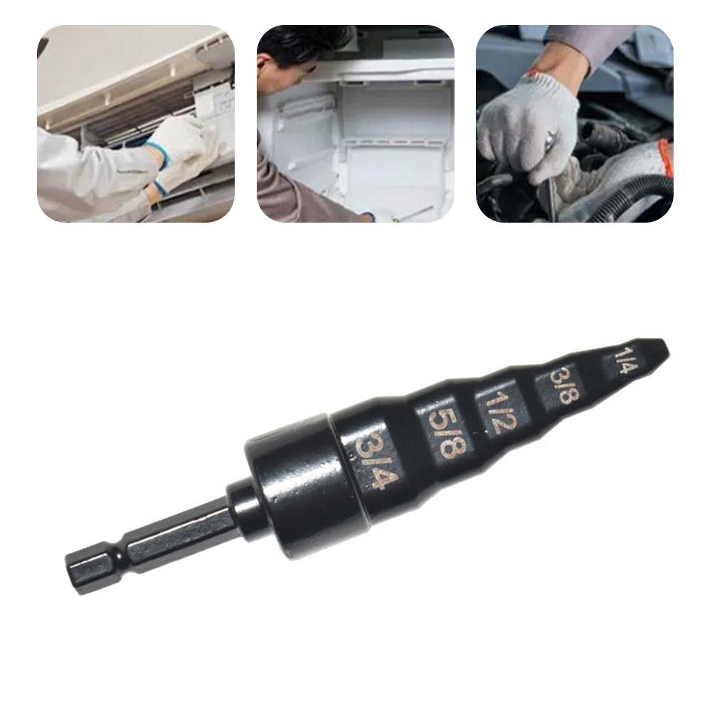 Klimaanlagen Kupferrohr Aufweiter HVAC Reparaturwerkzeug Bördelbohrer-Set Bördelrohraufweiter Weiche Kupferrohrwerkzeuge