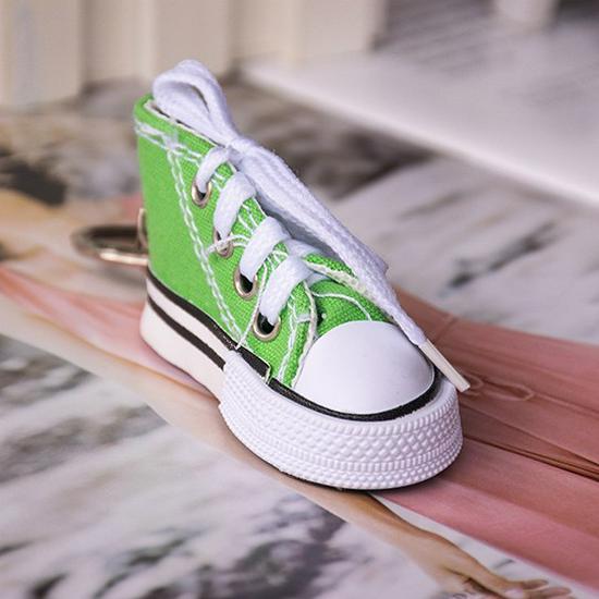 Colorful Canvas Shoes Keychain - Creative Casual Bag Pendant & Car Key Accessory Gift