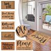 Funny Art Door Mat,Super Soft Carpet,Indoor/Outdoor Non- Rug Decor