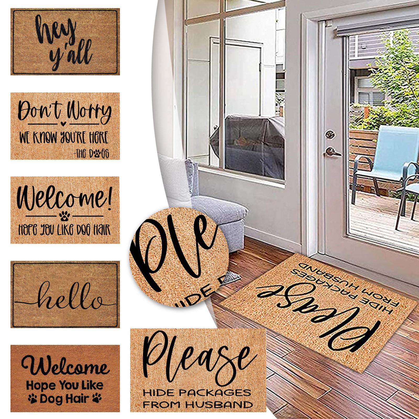 

Забавный художественный дверной коврик, супер мягкий ковер, прочный нескользящий коврик для дома и улицы