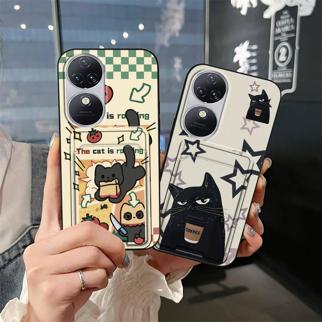 Wasserdichte Niedliche Handyhülle Für Oukitel C38 Graffiti Weiche Hülle Kartenfach Schmutzabweisend Stoßfest Vollständig umschließend Cartoon TPU