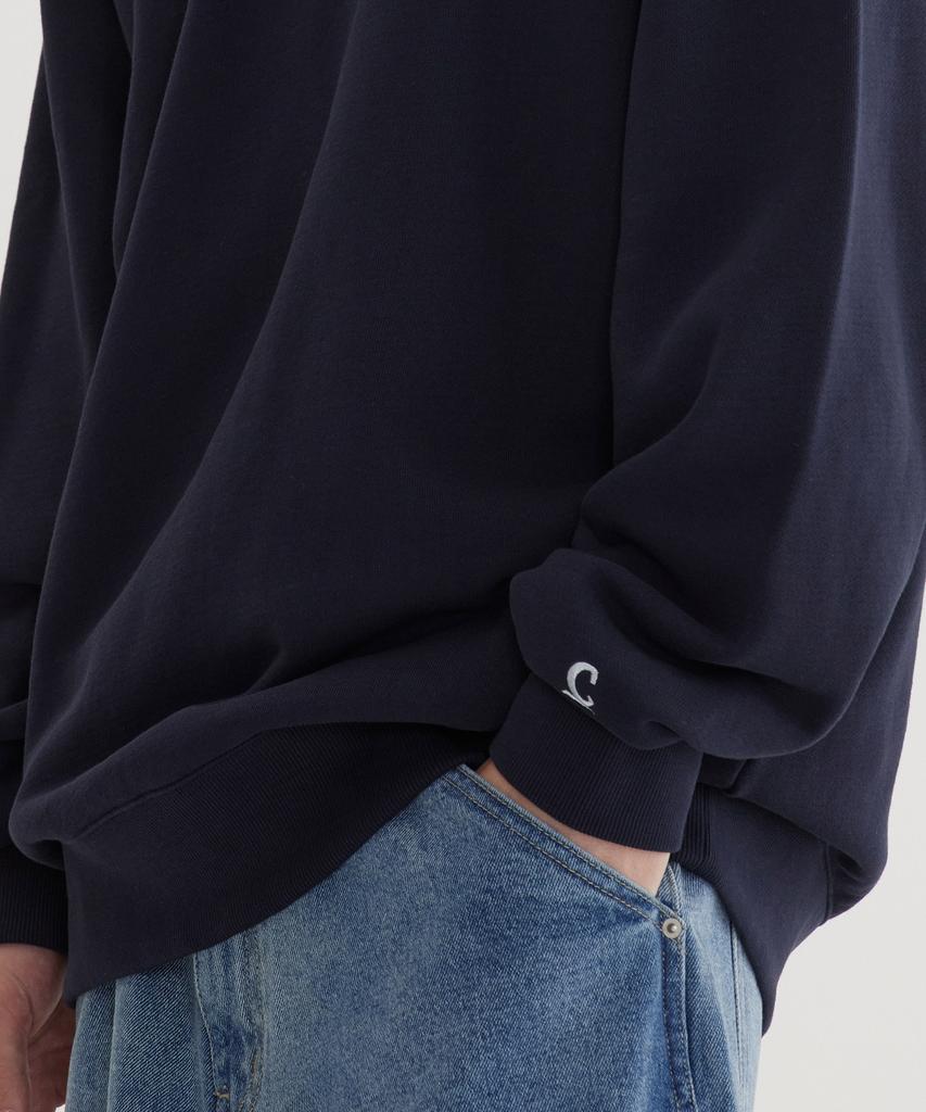 COVERNAT Small Authentic Sweatshirt Dark Navy