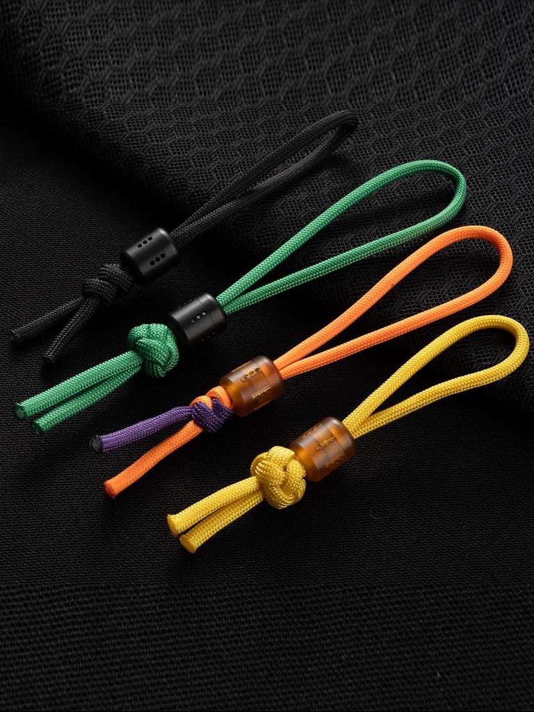 VIPERADE VAB5 PEI Paracord Knife Lanyard Beads with 6 Slots for DIY Glow EDC Beads for Knife Pocket Tool Keychain Pendant Beads, Tubes, Flashlights,