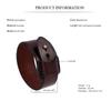 Vintage Genuine Leather Wide Cuff Men'S Bracelet Punk Hiphop Ornament Bangle Male Wristband Jewelry Accessories Gift