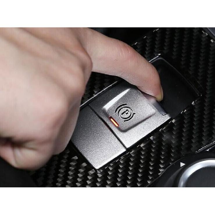 Cover Trim Silver Aluminum Electronic Handbrake Switch 2018- For BMW X2 F39