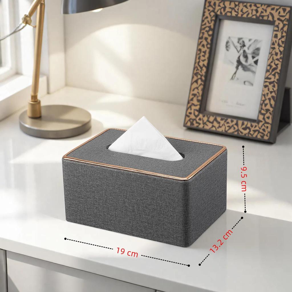 Luxurious Desktop Tissue Box: Stylish Design for Home, Hotel, or Restaurant