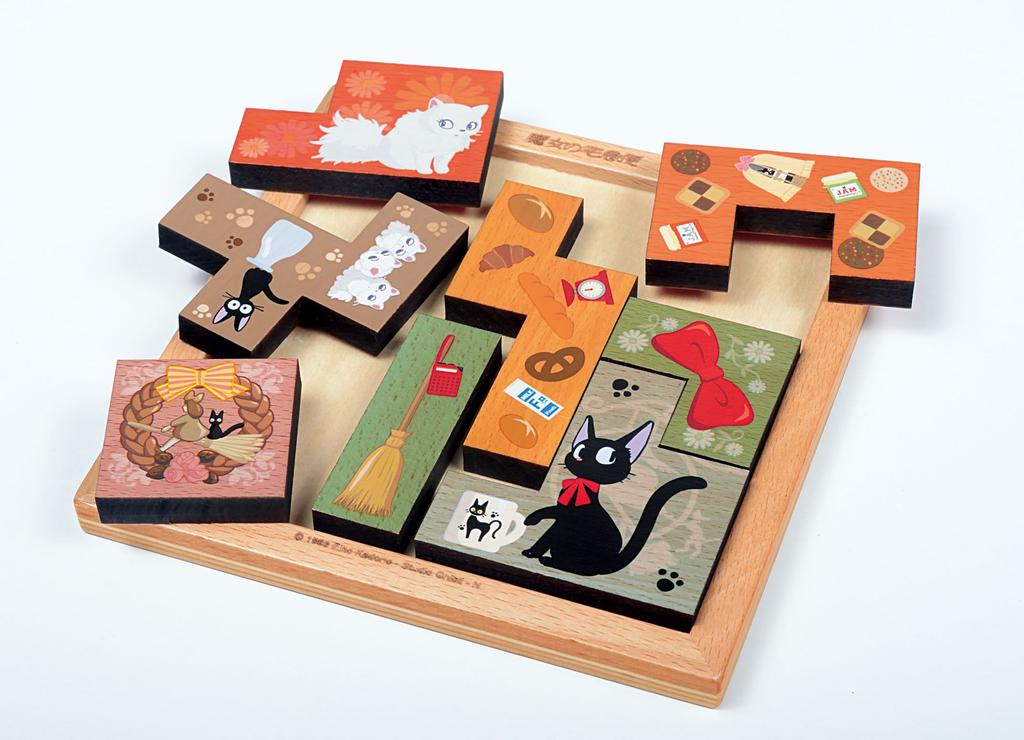 Kiki's Delivery Service Wooden Tile Puzzle