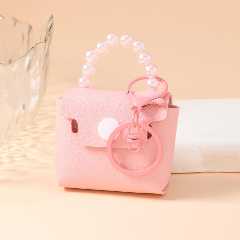 Cute Mini Keychain Handbag Shape Coin Purse Key Holder Pendant Jewelry Accessories Bag Decor