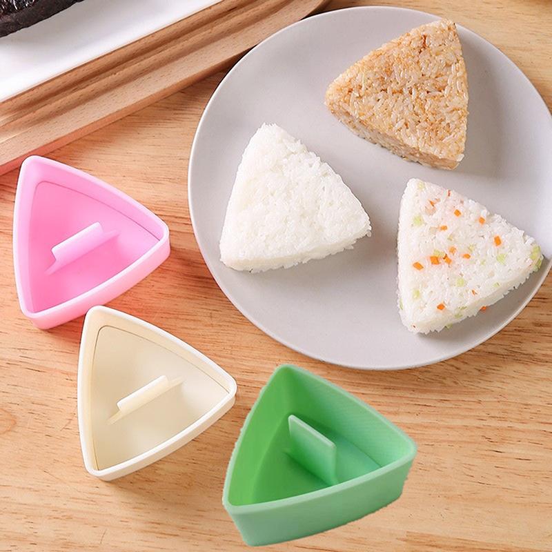 Moule à Onigiri Triangulaire Maison Cuisine Ustensiles Alimentaires Pour Kit Cuisine Presse à Sushi Pratique Japon DIY Accessoires Bento Boules de Riz