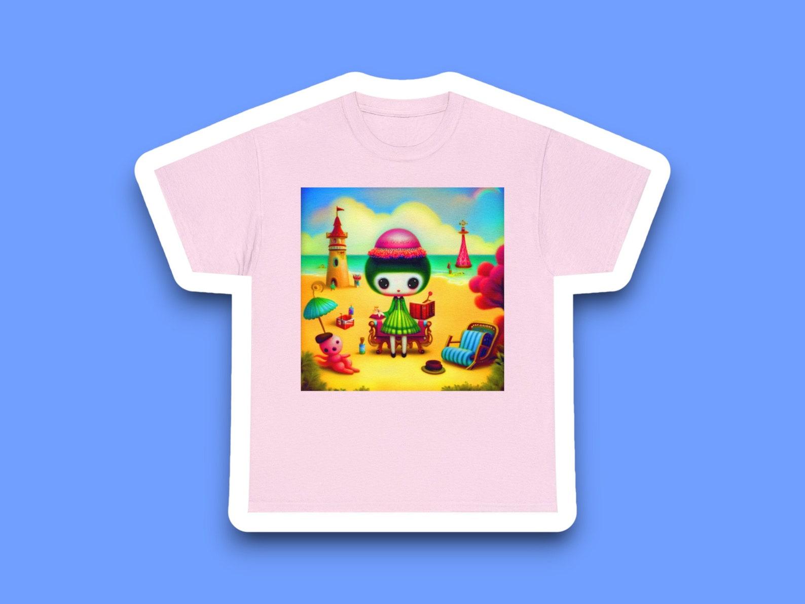 Pop Surrealist Beach Tee 160