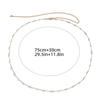 Pearl Metal Bead Rhinestone Dress Ornament Korean Style Belt Sexy Waist Chain Female Belt