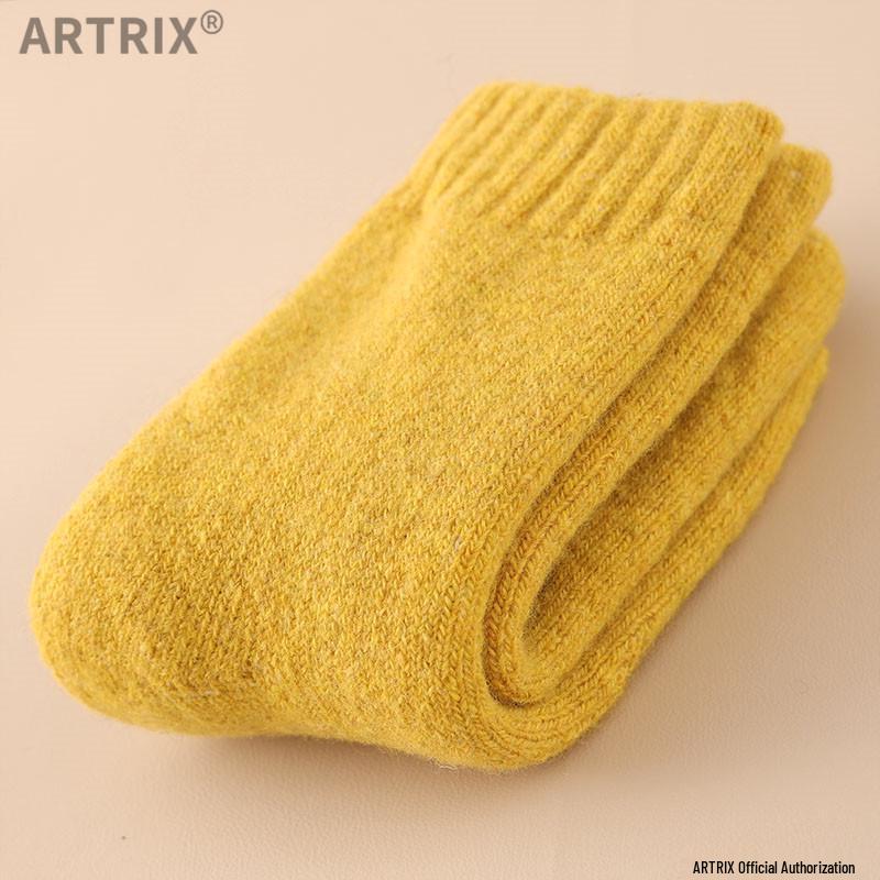 Superdicke Winter-Fleece-gefütterte Wollsocken für Jungen & Mädchen - Kleinkind Wadenlang