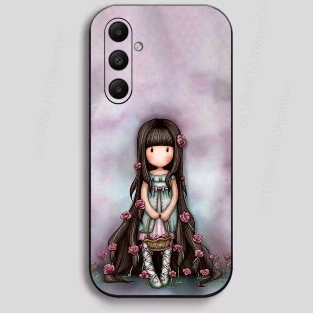 Cute S-Santoro G-Gorjuss Phone Case for Samsung Galaxy A73,23,53,33,24,72,22,52,32,54,A34 Soft Cover