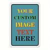 Custom Photo Rectangular Iron Plate Vintage Tin Sign Personalized Metal Wall Painting Custom Design