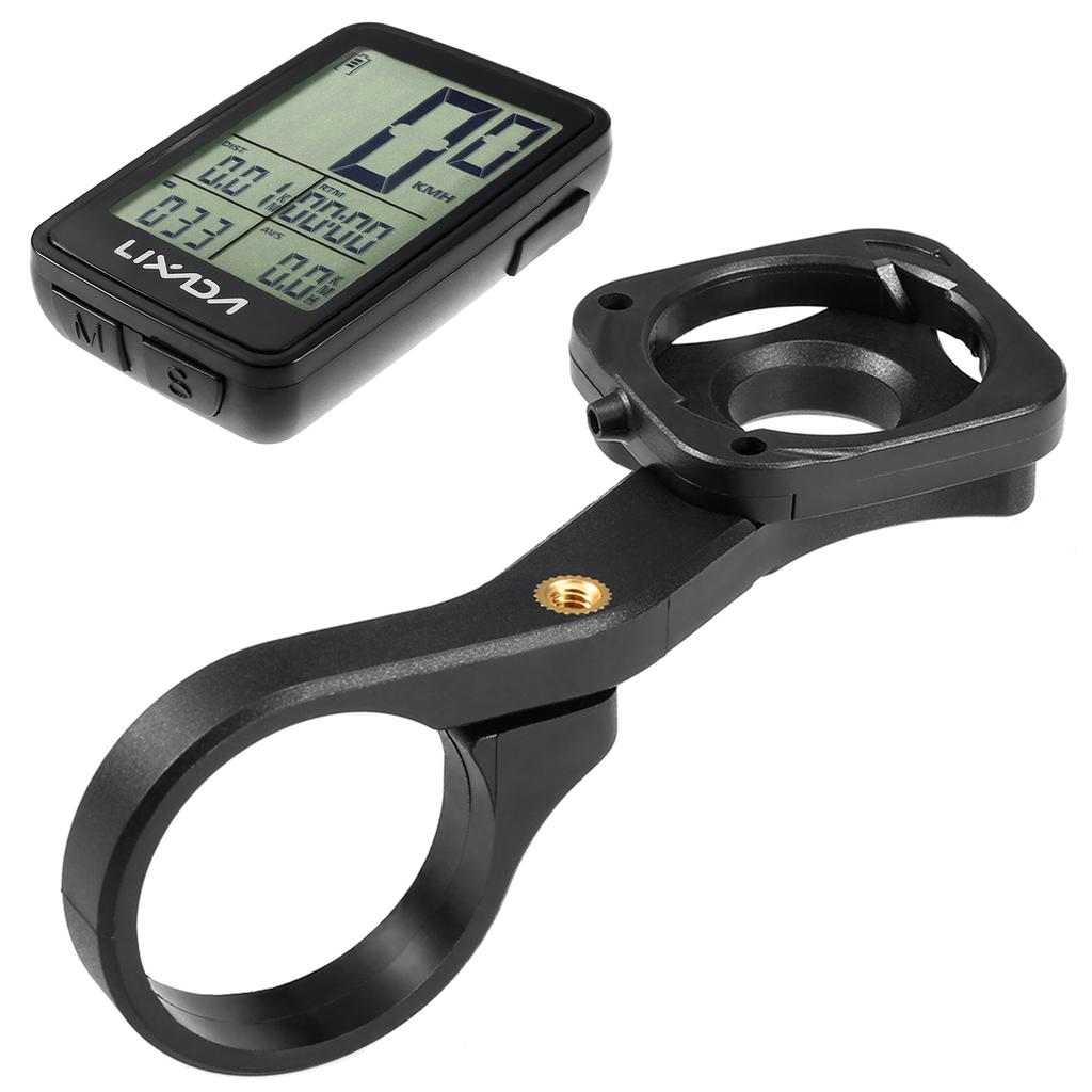 Lixada USB Şarj Edilebilir Kablosuz Bisiklet Cycle Bilgisayarı Bisiklet Hız Ölçer Kilometre Sayacı için Lixada Bisiklet Bilgisayarı Montaj Tutucu