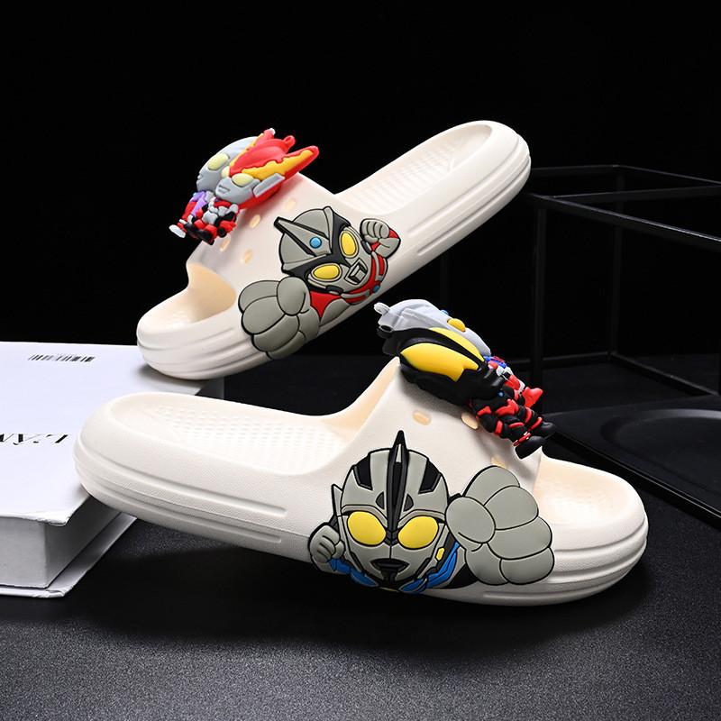 Cartoon Character Children's Slippers For Boys Summer Non-slip Home And Outdoor Use In Various Colors And Sizes