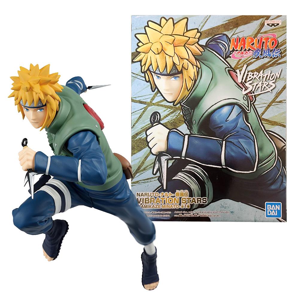 22CM Anime VIBRATION STARS Naruto Shippuden Namikaze Minato Figure Model Toy Gift Collection Action Figure PVC