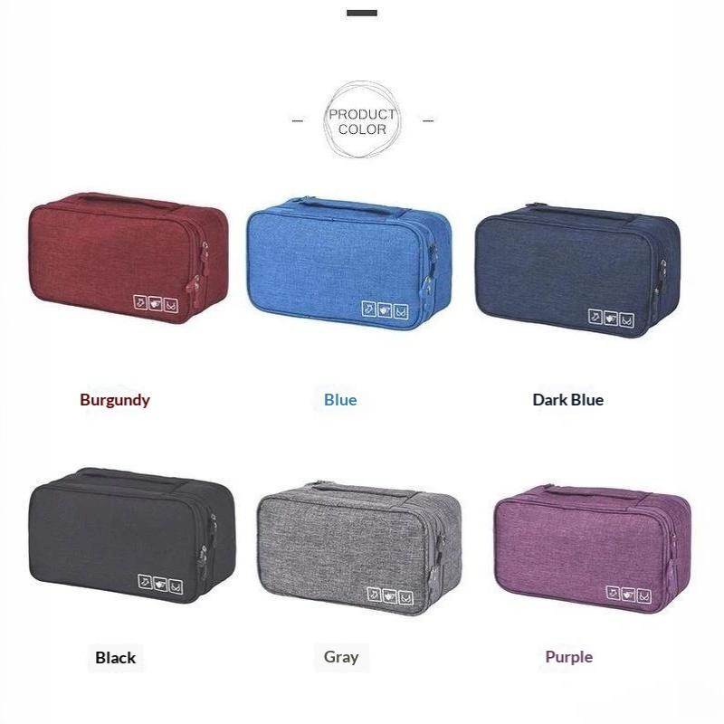 1Pcs Socks Cosmetics Clothes Pouch Underwear Storage Bag Travel Bra Organizer For Women Men Stuff Goods Accessories