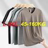 10xl Big Size T-Shirt Men V-Neck Loose 9xl 8xl Summer Slim Fit Men's T Shirts Sport Quick Dry Short Sleeve Tops Tee