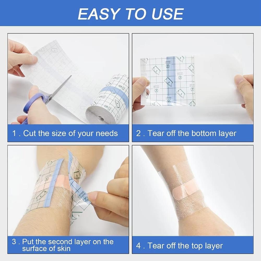 Multifunctional Collar Anti Foundation Sticker 5M Anti Dirt Film Sticker