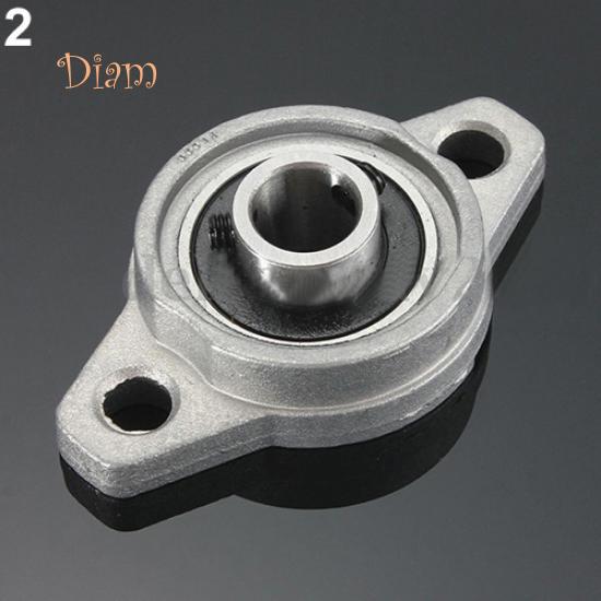 Diam 1Pc 8 - 35mm KP/KFL08 - 007 Zink Metaal Rhombic Gemonteerde Kussenblok Lager Accessoires