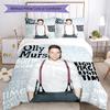 Set Biancheria da Letto 3 Pezzi Olly Murs Copripiumino Chiusura Include 1 Copripiumino & 2 Federe, Morbido e Confortevole per Tutte le Stagioni.