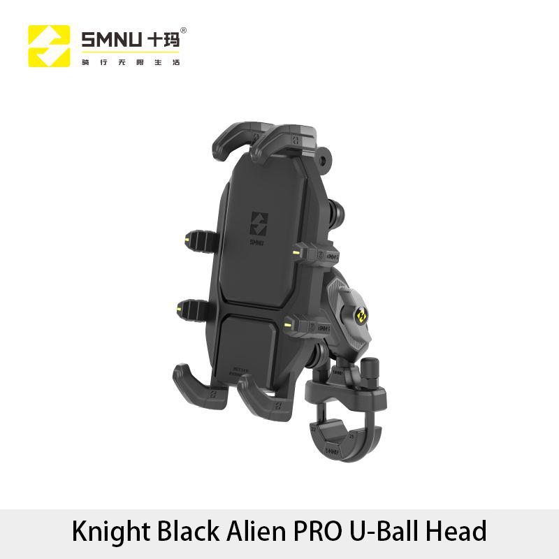 SMNU Anti Vibration Available Stand Wireless Charging Flexible  Motorcycle Cell Phone Holder With Motorcycle Charger Manual clip