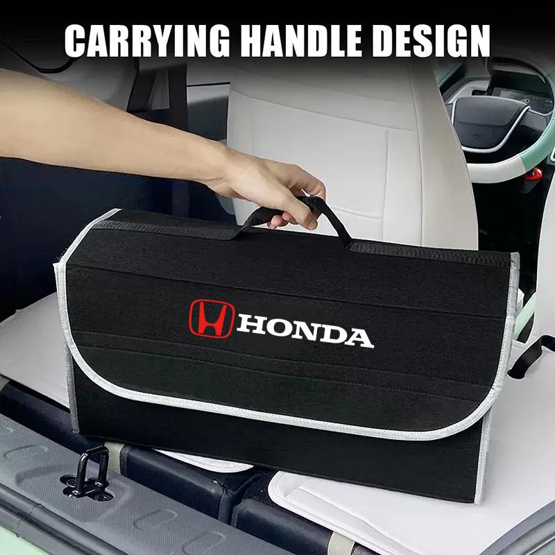 Car Accessories Trunk Organizer Felt Cloth Folding Storage Bag For Honda Civic Accord Fit Jazz Pilot CRV Odyssey Passport City