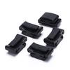 5Pcs Black Rubber Guitar Pick Holder Fix On Headstock For Guitar Bass Ukulele