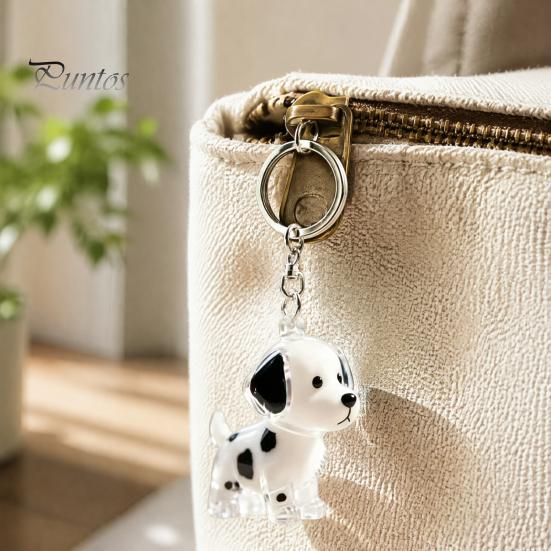 Memory Keepsake for Pet Fur Hair Keychain, Portable Transparent Memorial Pendant, Puppy Shaped Storage Pendant DIY Meaningful Lovers Decorative Charm