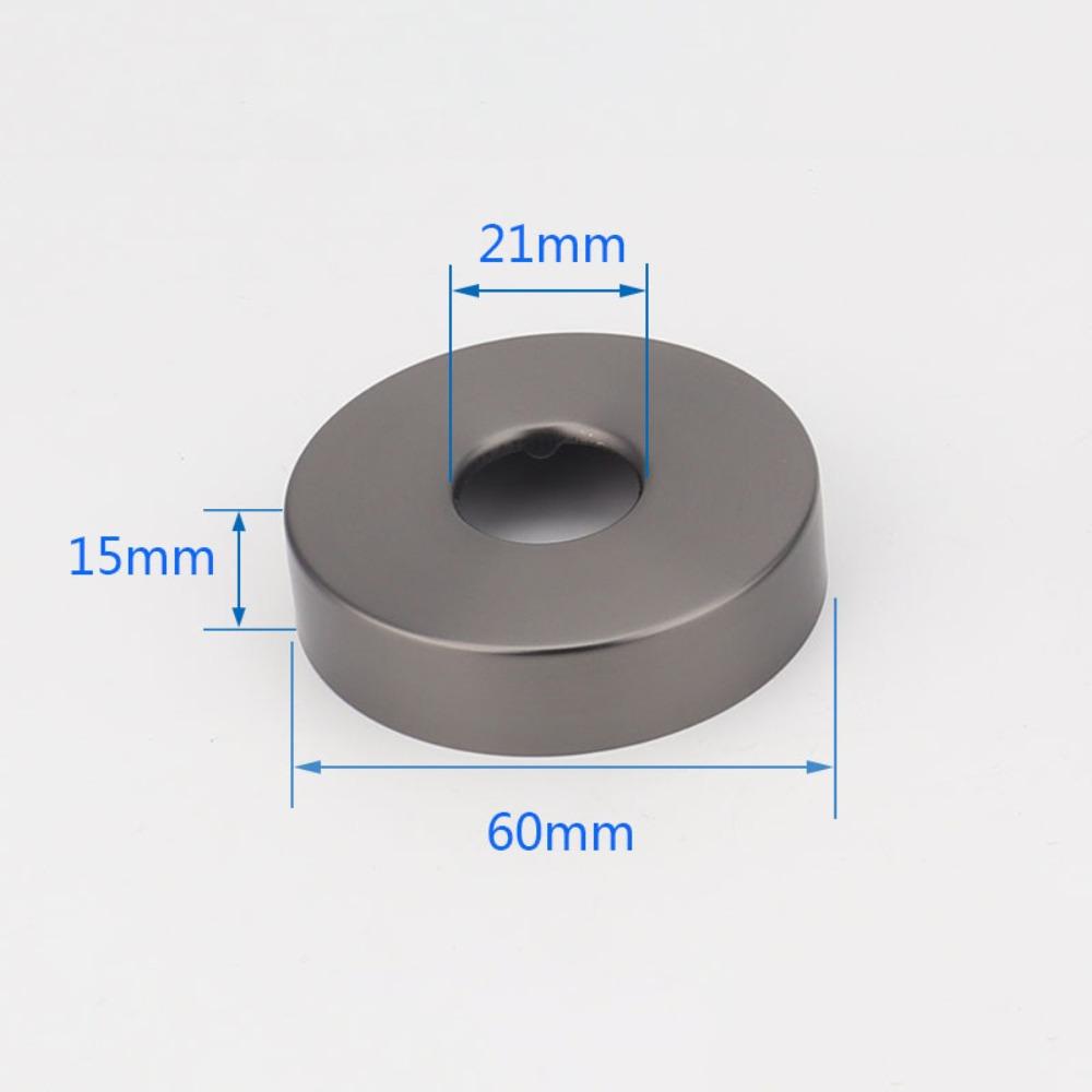 1PC Grey Black Stainless Steel Shower Arm Flange Replacement Wall Split Flange Faucet Decorative Cover Kitchen Accessories