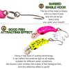 8Pcs Mini Floating Minnow Fishing Lures Hard Bait with Sharp Hook Crankbait Fishing Accessories for Anglers