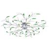 VidaXL Plafonnier à Bras en Cristal Acrylique Lustre Lampe Suspendue Luminaire Eclairage d'Intérieur Salon Chambre à Coucher 289241