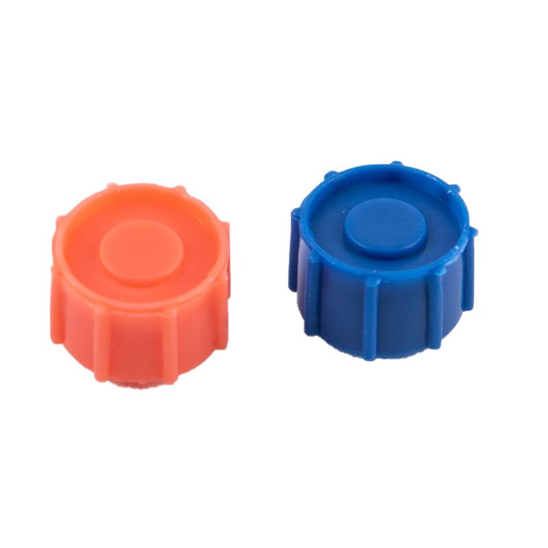 10 ks Zátky na špičky stříkaček Luer Lock Šroubovací špičky stříkaček Víčka pro dávkování tekutin