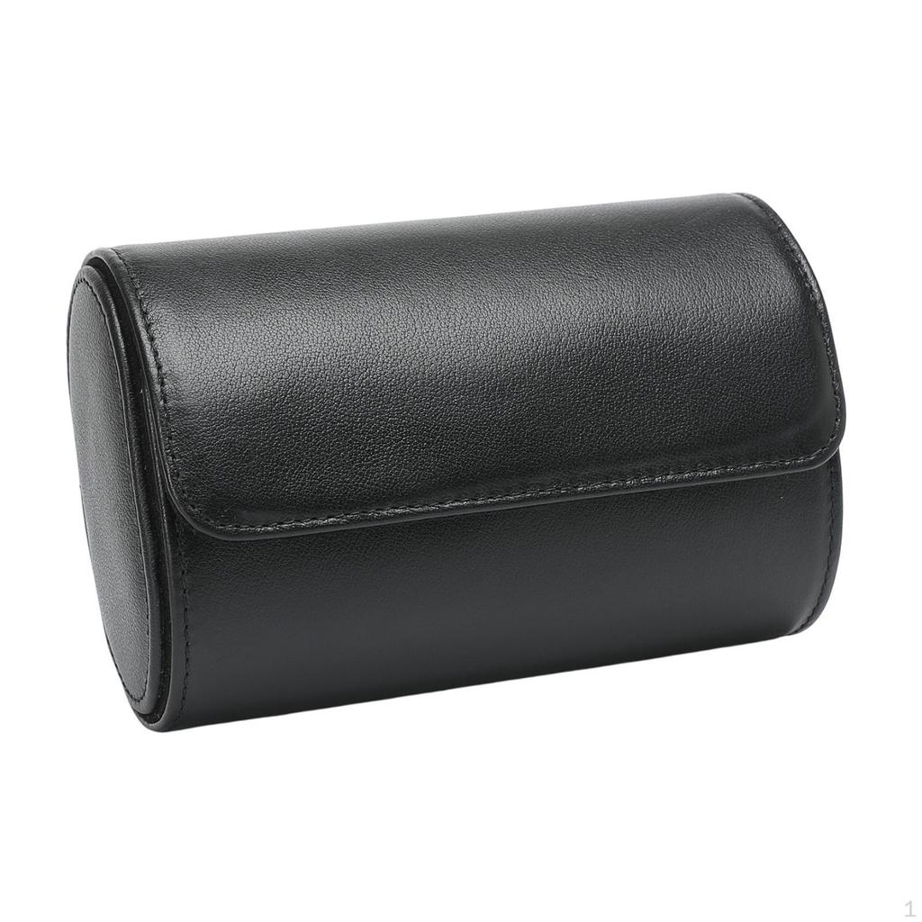 Watch Roll Travel Case Display Container Portable Multifunctional Protection Holder for Gift